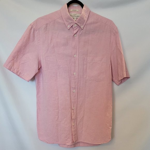 NWOT H&M Men's Short Sleeve Button Down Shirt - Picture 1 of 10